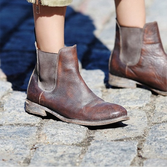 NWT Faryl Robin-Free People Women’s Brown Size 10 Mountain Peaks Chelsea Boot - Picture 2 of 7